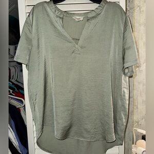 Olive & Oak Sage Green Blouse